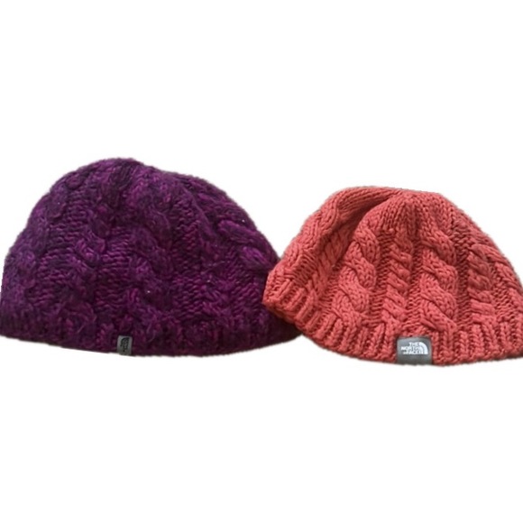 COPY - The North Face Knit Beanie Purple Hat One Size - Picture 1 of 3